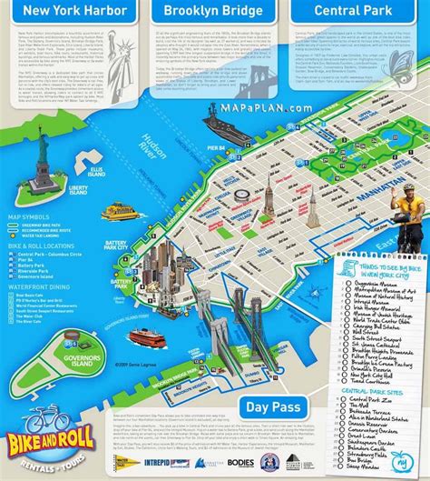 MAP New York City Tourist Map
